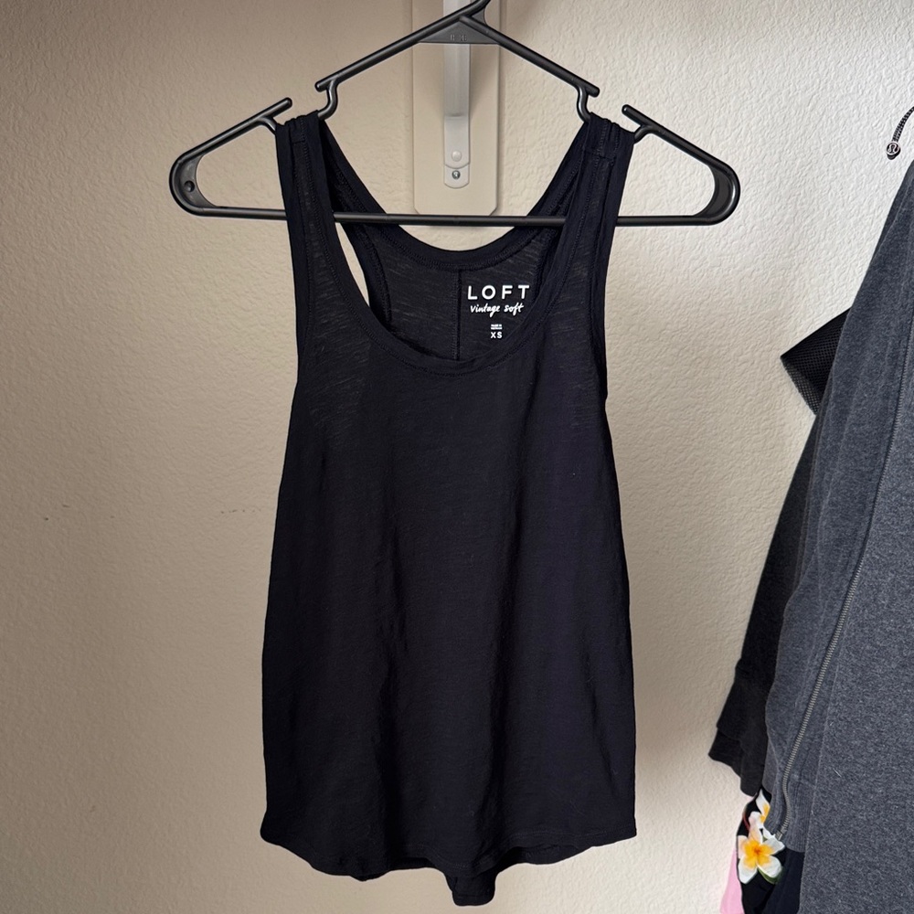 LOFT Classic Black Tank Top